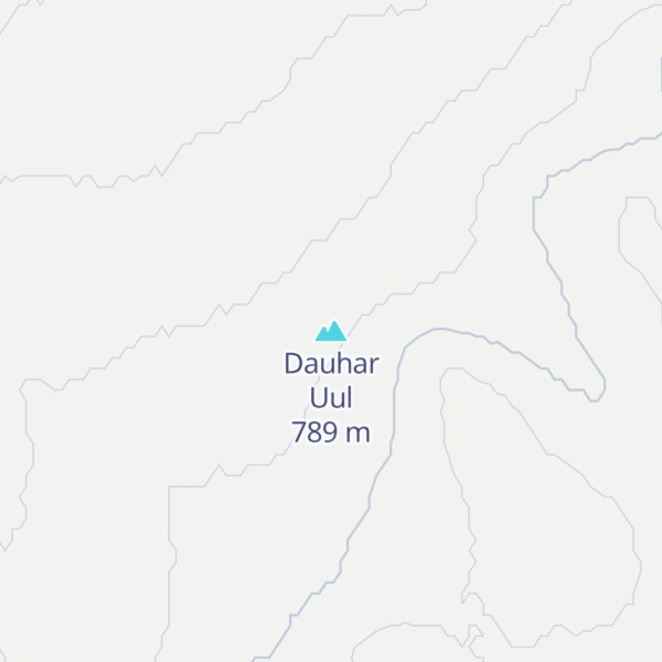 Map of Dauhar Uul