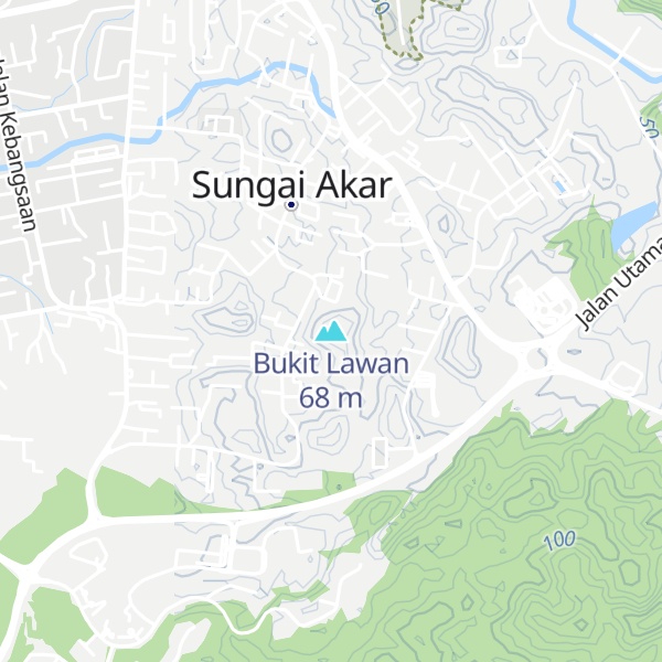 Map of Bukit Lawan