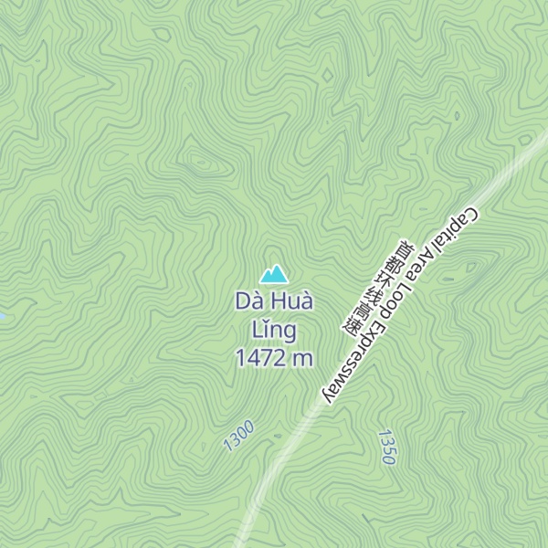 Map of Dà Huà Lǐng