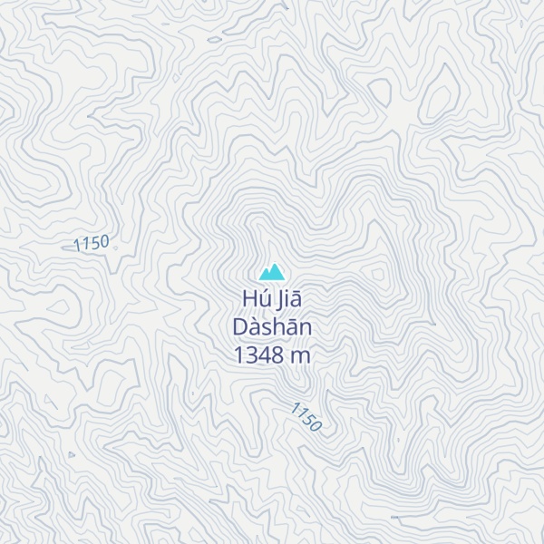 Map of Hú Jiā Dàshān