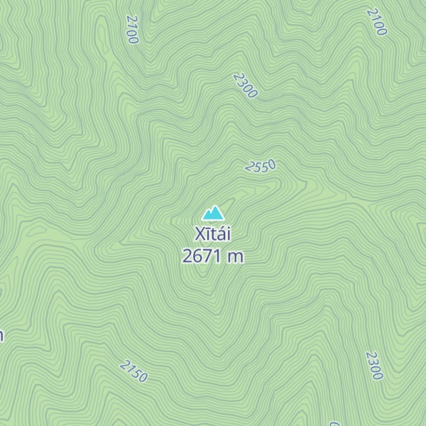 Map of Xītái