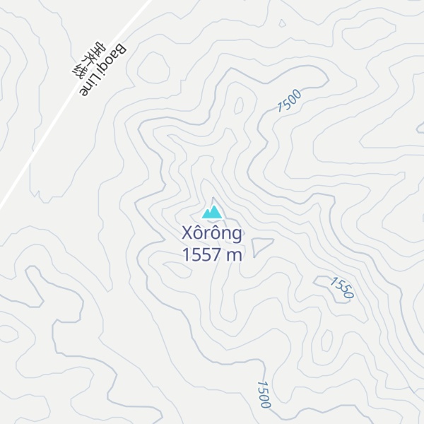 Map of Xôrông