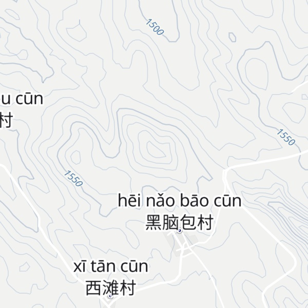 Map of Dà Hēi Nǎo Bāo Mùzàng Shān