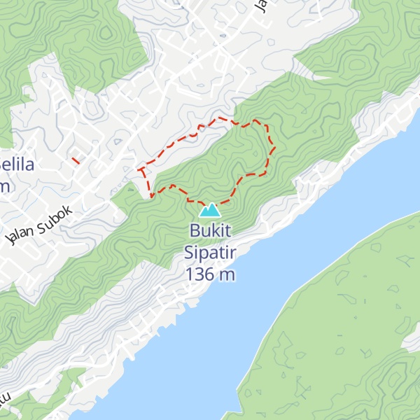 Map of Bukit Sipatir