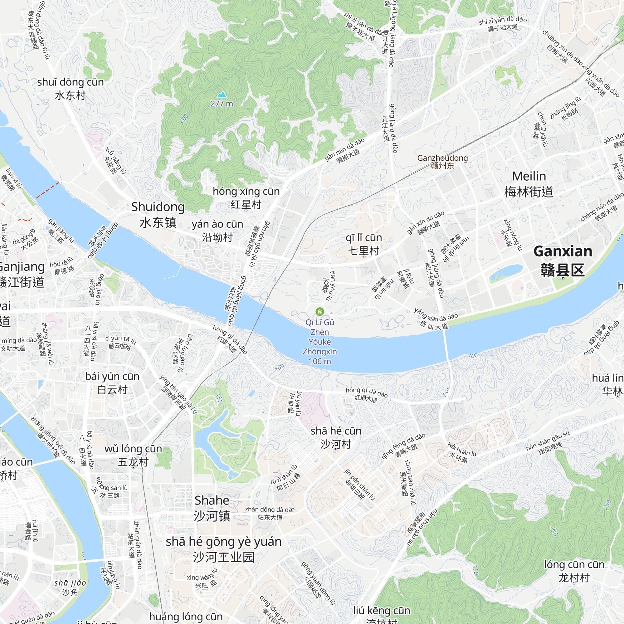 Qī Lǐ Gǔ Zhèn Jǐng Qū Jiǔdiàn Jiēdài Zhōngxīn map