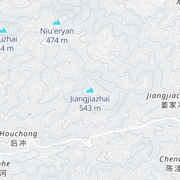 Map of Jiangjiazhai