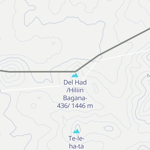Map of Del Had /Hiliin Bagana-436/