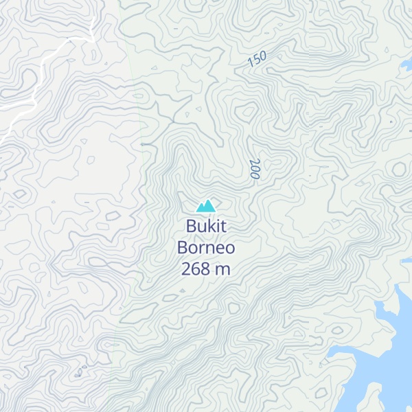 Map of Bukit Borneo