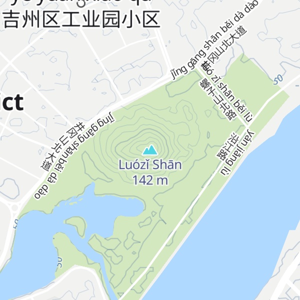 Map of Luózǐ Shān