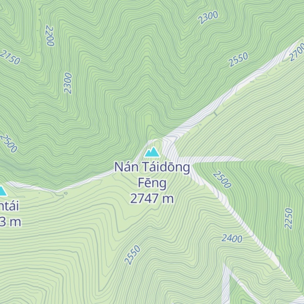 Map of Nán Táidōng Fēng