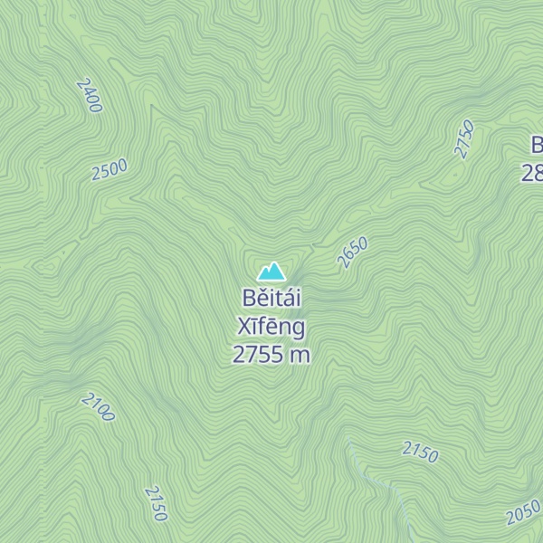 Map of Běitái Xīfēng