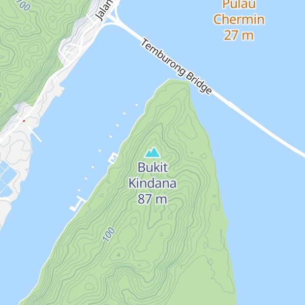 Map of Bukit Kindana