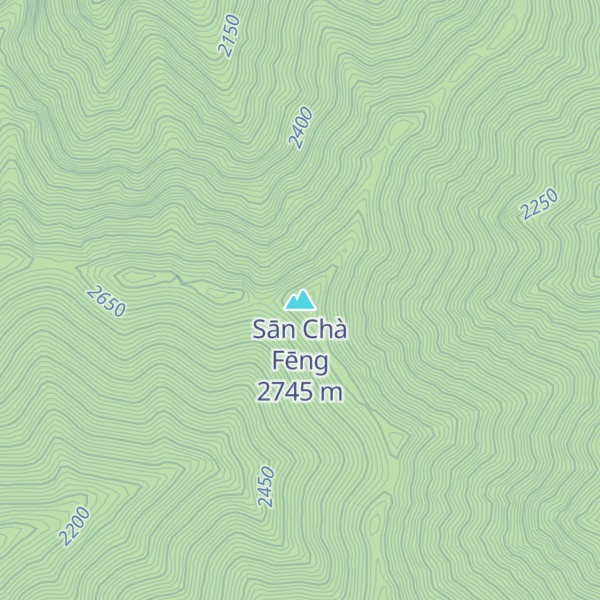 Map of Sān Chà Fēng