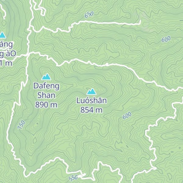Map of Luóshān
