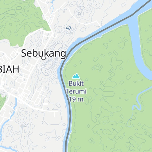 Map of Bukit Terumi