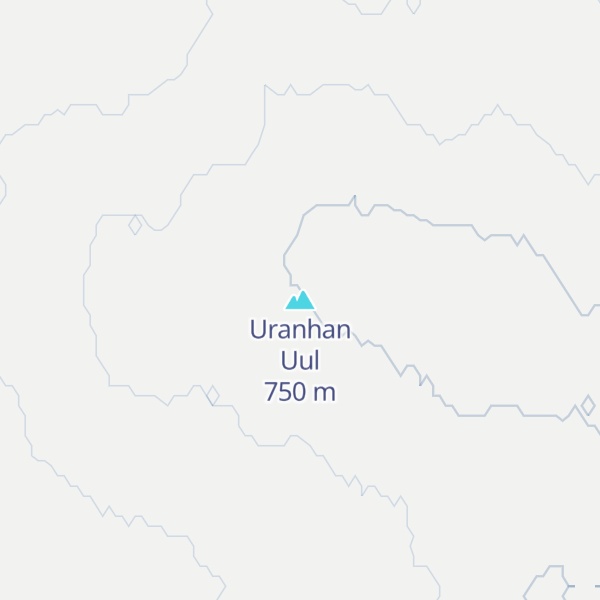 Map of Uranhan Uul