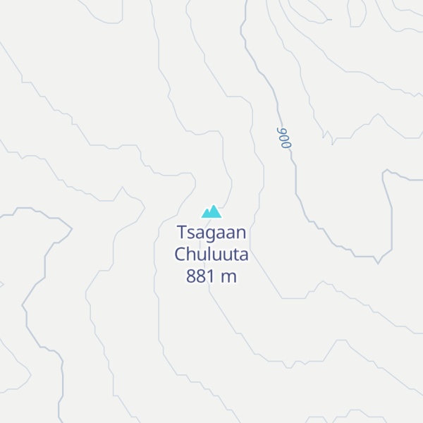 Map of Tsagaan Chuluuta