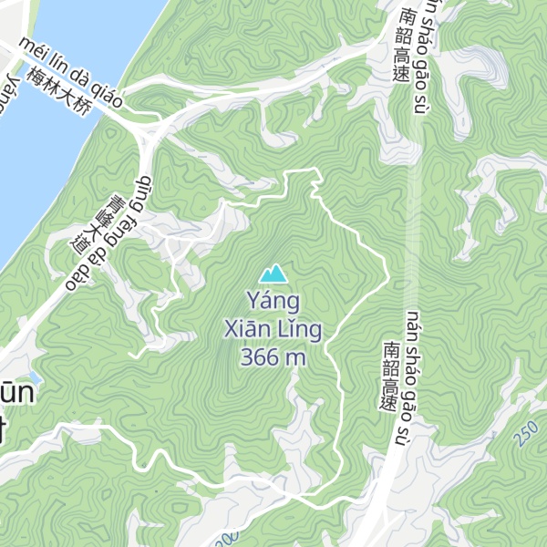 Map of Yáng Xiān Lǐng