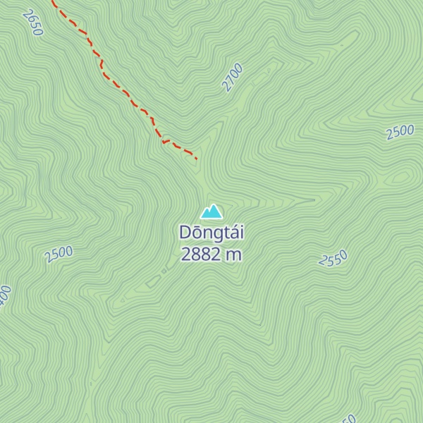 Map of Dōngtái