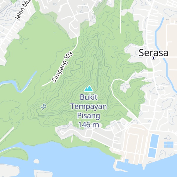 Map of Bukit Tempayan Pisang