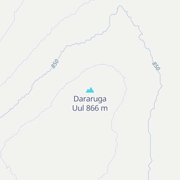 Map of Dararuga Uul