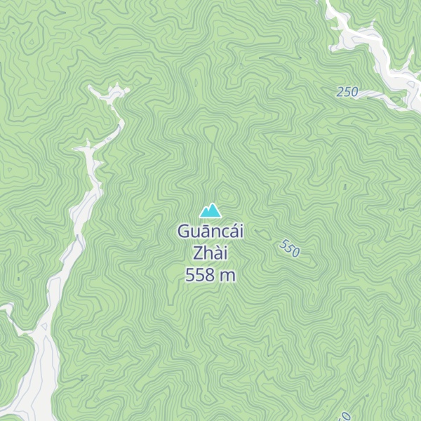 Map of Guāncái Zhài