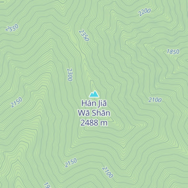 Map of Hán Jiā Wā Shān