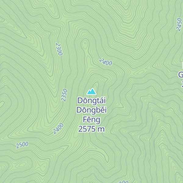 Map of Dōngtái Dōngběi Fēng