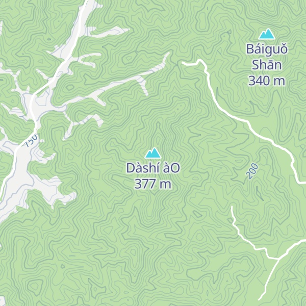 Map of Dàshí àO