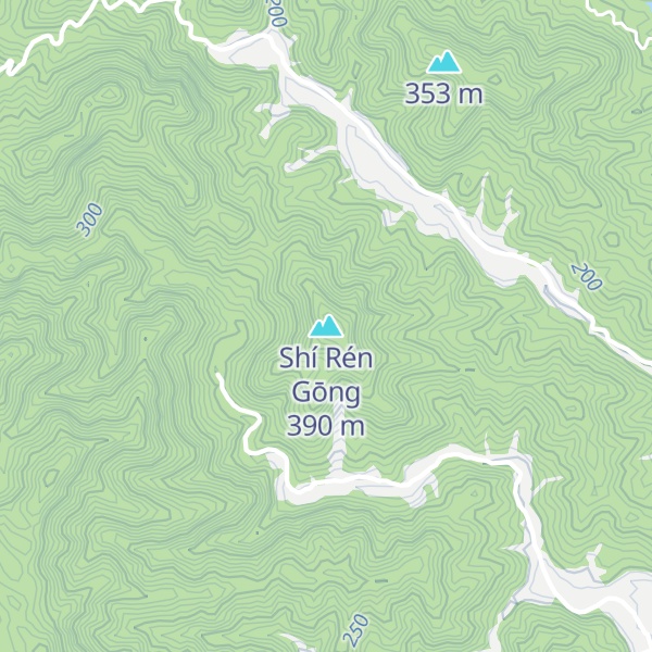 Map of Shí Rén Gōng
