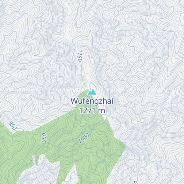Map of Wufengzhai