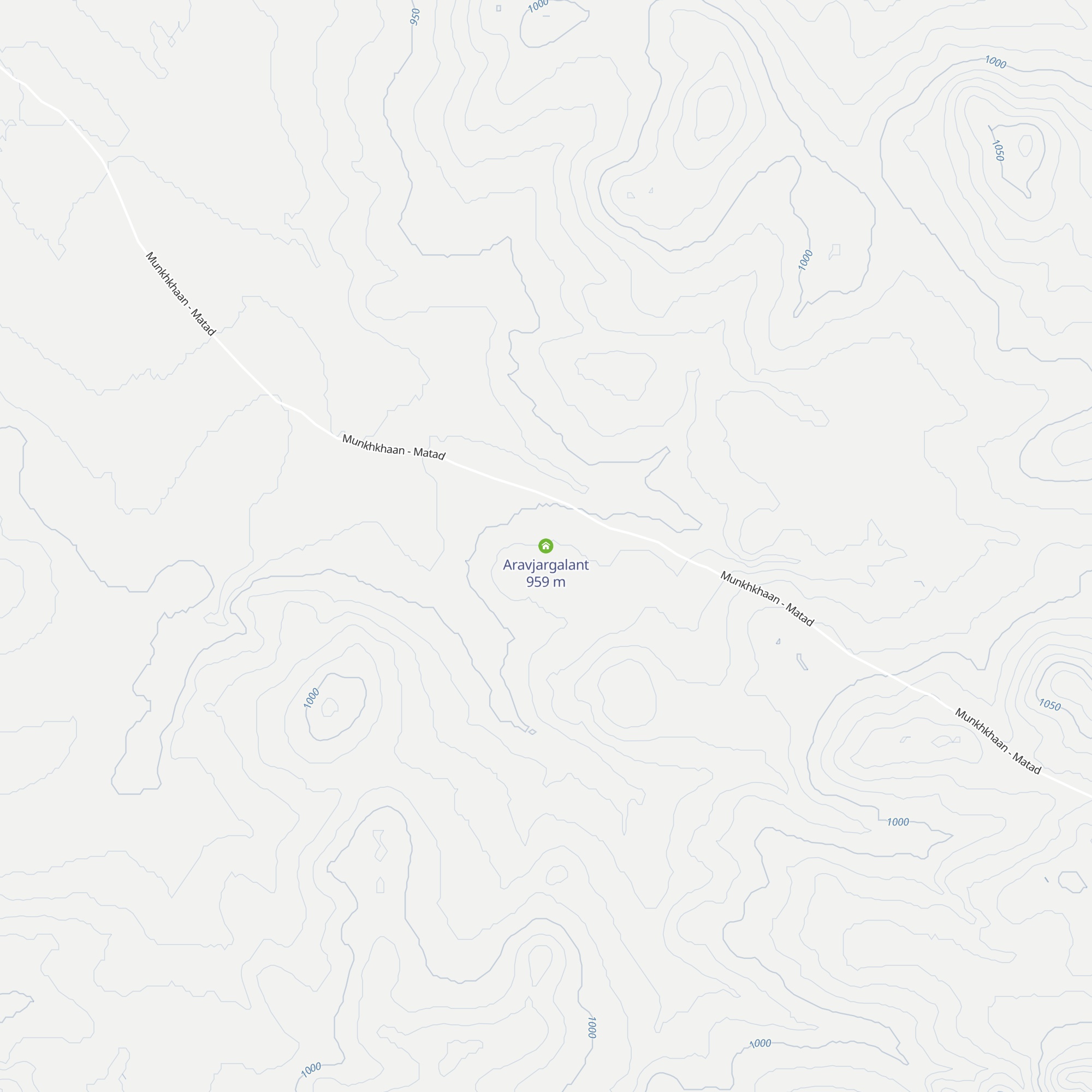 Aravjargalant map