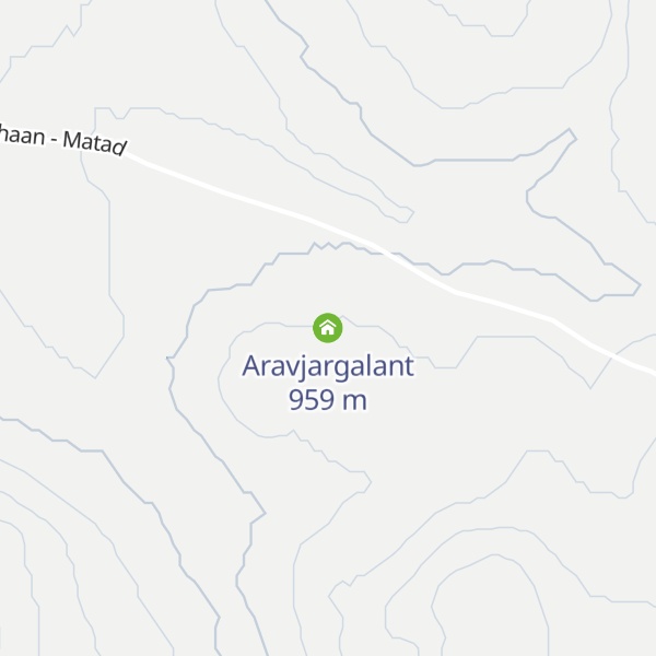 Map of Aravjargalant
