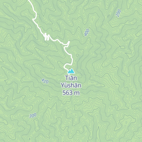 Map of Tiān Yùshān