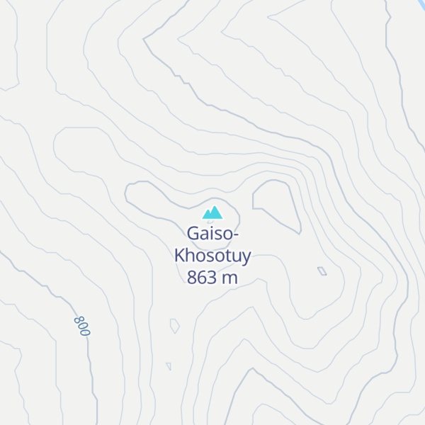 Map of Gaiso-Khosotuy