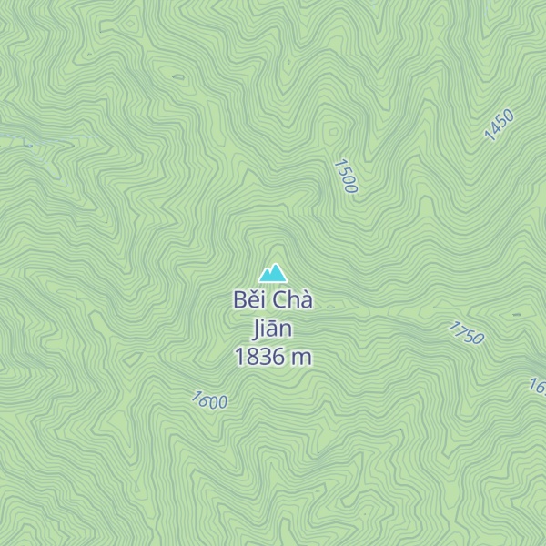 Map of Běi Chà Jiān