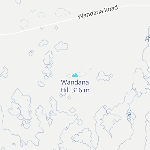 Map of Wandana Hill