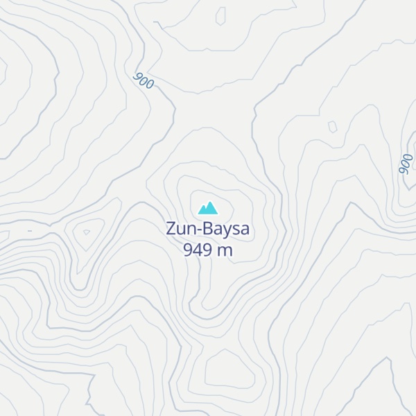 Map of Zun-Baysa