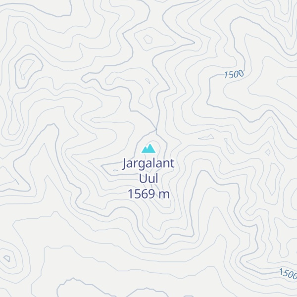 Map of Jargalant Uul