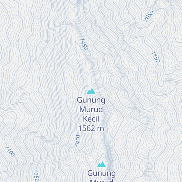 Map of Gunung Murud Kecil