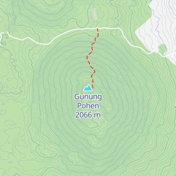 Map of Gunung Pohen