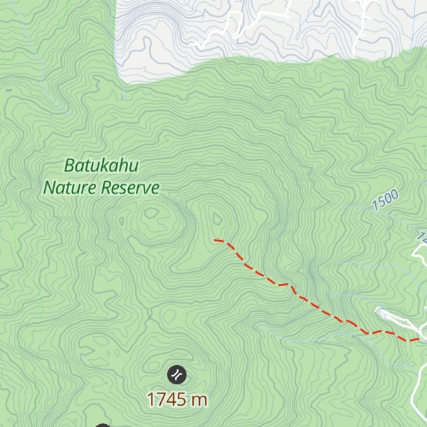 Map of Gunung Tapak