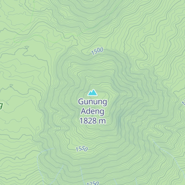 Map of Gunung Adeng