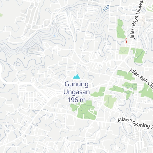 Map of Gunung Ungasan