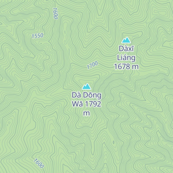 Map of Dà Dōng Wā