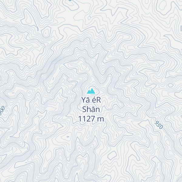 Map of Yā éR Shān
