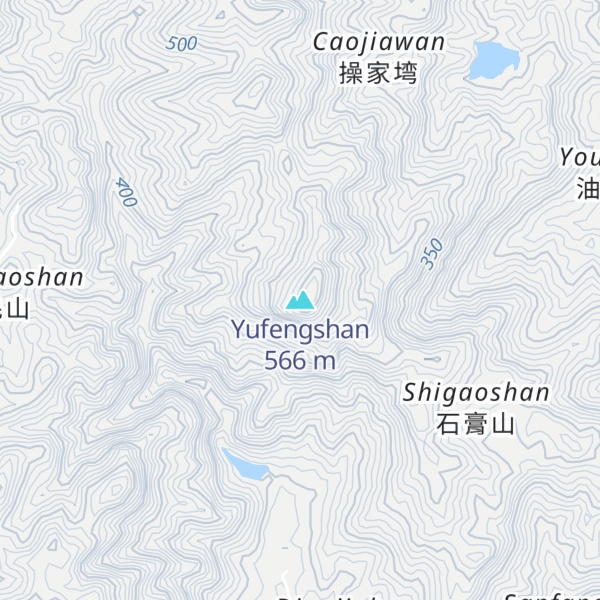 Map of Yufengshan