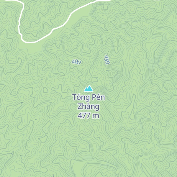 Map of Tóng Pén Zhàng