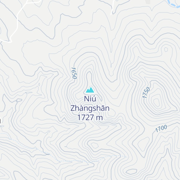 Map of Niú Zhàngshān