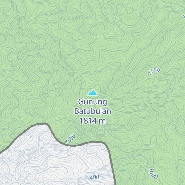 Map of Gunung Batubulan